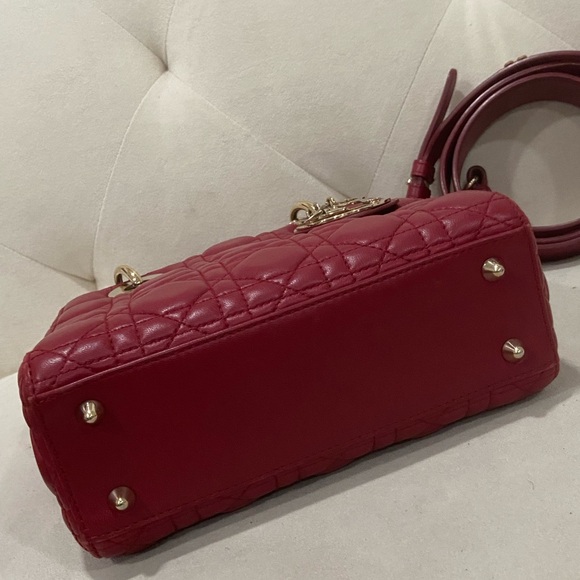 Lady Dior Small Bag with pins Strap - Picture 4 of 11